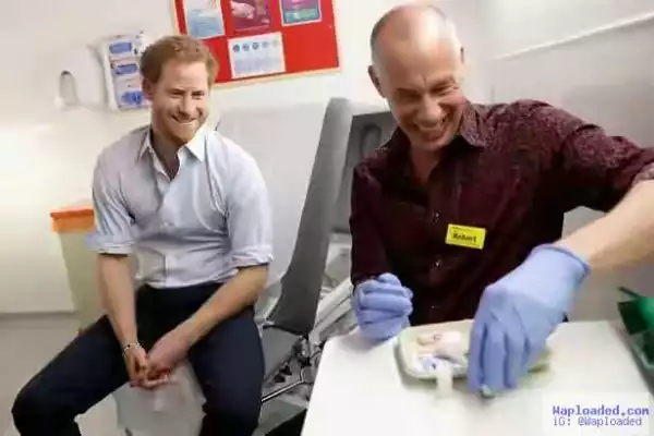 Prince Harry Takes HIV Test Streamed Live On Facebook